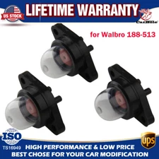 3pcs For Walbro 188-513 Poulan Craftsman Chainsaw Primer Bulb 530071835 188-518