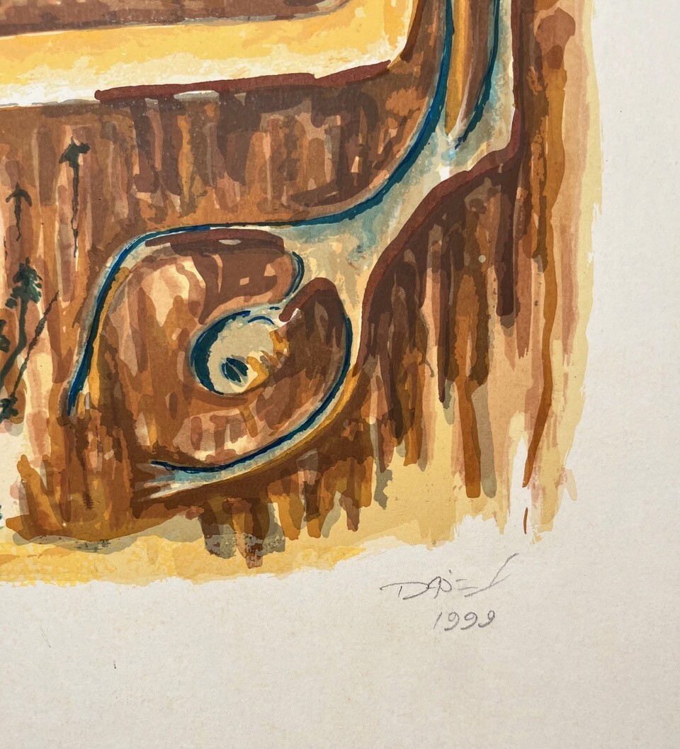 ILLEGIBLE SIGNATURE. Engraving. Serigraphy. Contemporary art.