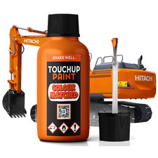 ORANGE TOUCH UP PAINT FOR HITACHI ZAXIS ZX 10 17 19 26 MICRO MINI DIGGER