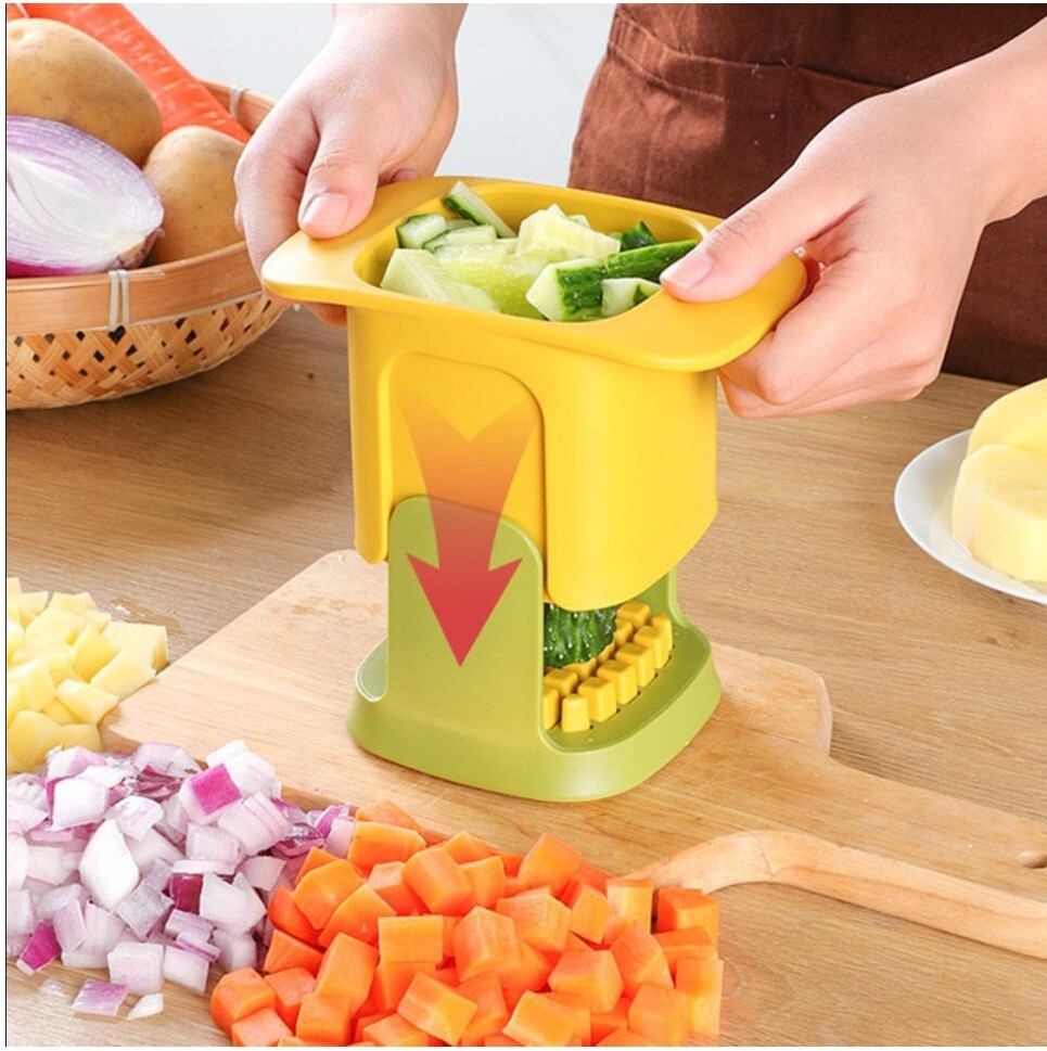 Hachoir à légumes 2 en 1 compact en inox avec bol hachoir de 500ml