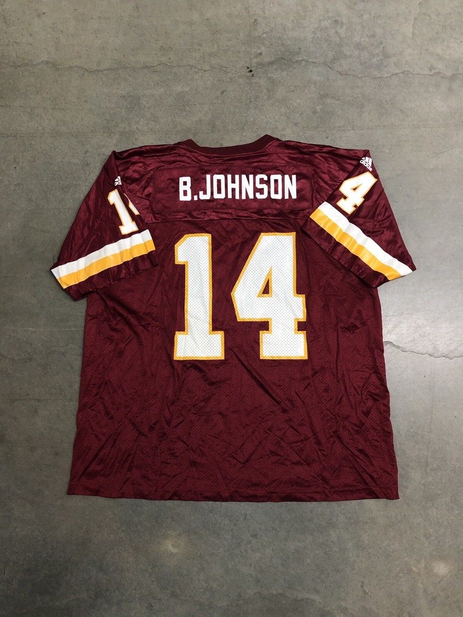 Vintage 90's Washington Redskins Brad Johnson Adidas Jersey 2XL