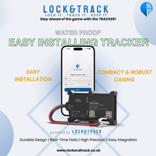 GPS TrackerLock & Track Easy Install Vehicle Van Motorbike Caravan Car