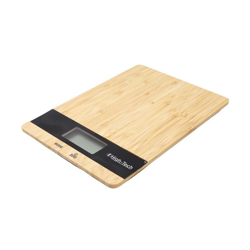 HIGH-TECH BILANCIA BAMBOO DIGITALE CON CAPACITÀ MASSIMA DI 5 KG MARRONE