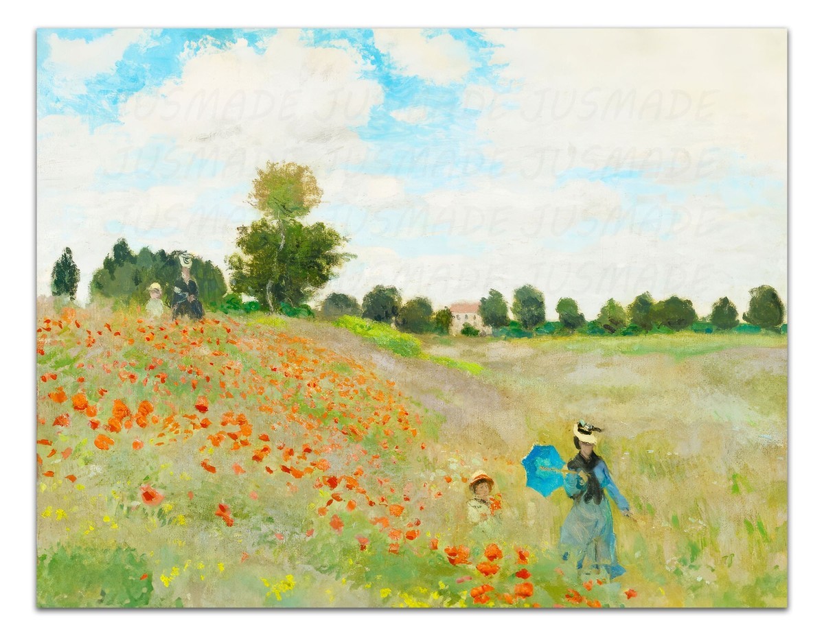 クロード・モネPoppy Field in a Hollow near Give Claude Monet's Poppy Field in a Hollow near Giverny (1885
