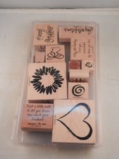STAMPIN' UP "NEW" SET OF 12 STAMPS 2001 - SKETCH IT