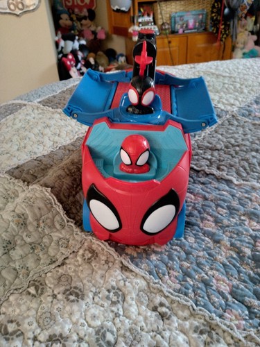 Spidey & His Amazing Friends Web Spinning 3 In 1 Transforming Hauler Vehicle - Picture 3 of 8