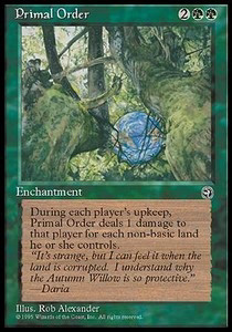 Magic/MTG Primal Order HML- Rare Englisch Light Played
