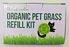 The Cat Ladies Cat Grass Refill Kit 100 Organic 3 Pack Expires 12/31/2025