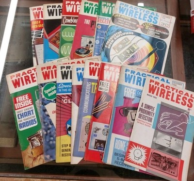 Practical Wireless Magazine Bundle 1960s 14 Issues