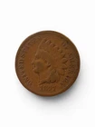 1877 Philadelphia Mint Indian Head Cent, Damaged Rev. 5/8/26 free Shipping
