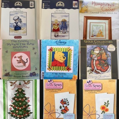Kreuzstich-Sets, alle mit Diagrammen - AOY, Dimensions, Humprey's Corner & Disney