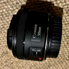 Canon EF 50mm f/1.8 STM Standard Lens, AF/MF, Canon EF Mount, 49mm