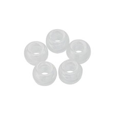 ˜240PCS Beard Beads Transparent Plastic Viking Beard Hair Beads For Braids Po