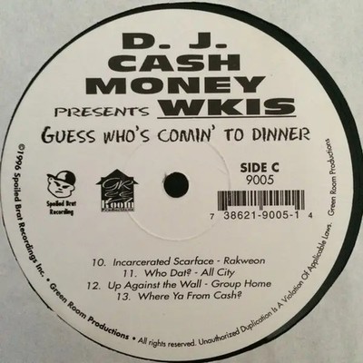 2xLP DJ Cash Money Guess Whos Comin To Dinner Spoiled Brat Entertainment