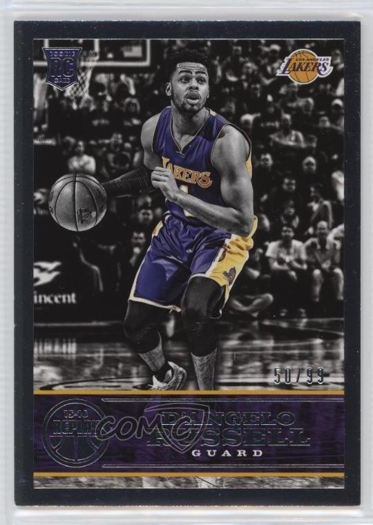 2015-16 Panini Replay /99 D'Angelo Russell #77 5w7