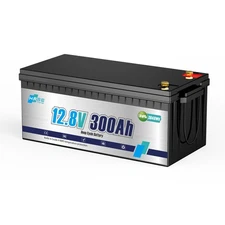 12V 300Ah LiFePO4 Lithium Battery 3840Wh 200A BMS F/ RV Marine Solar-refurbished