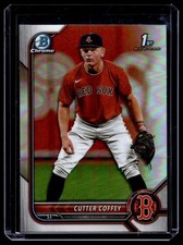 2022 Bowman Draft Baseball Chrome Refractor Cutter Coffey RC Boston Red Sox