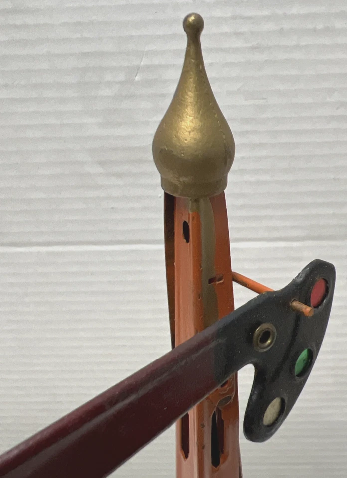 AMERICAN FLYER PREWAR RAILROAD MANUAL SEMAPHORE 10" LONG - TESTED WORKING - Image 4 of 4