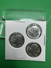 Lot of 3- 1963 Roosevelt Dimes -90% Silver-US Circulated Junk Coins