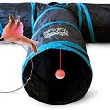 Feline Ruff Premium 3 Way Cat Tunnel. Extra Large 12 Inch Diameter and Extra .