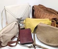 Vintage Taschen Konvolut Aigner & Liebeskind, Leder, Gürtel, Etui