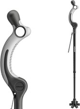 Ergonomic Adjustable Walking Cane for Seniors - 40-49 Inches, 350 lbs Capacity