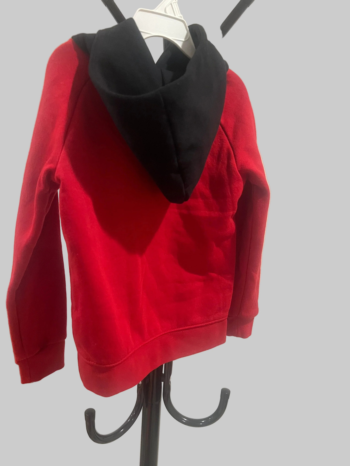 Jordan Little Boys Red and Black Jumpman Logo Fleece Pullover Hoodie- 4T thumbnail 4