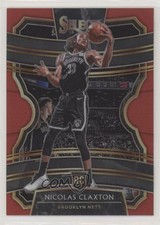 2019-20 Panini Select Concourse Red Prizm 71/199 Nic Claxton Nicolas #59 3bq