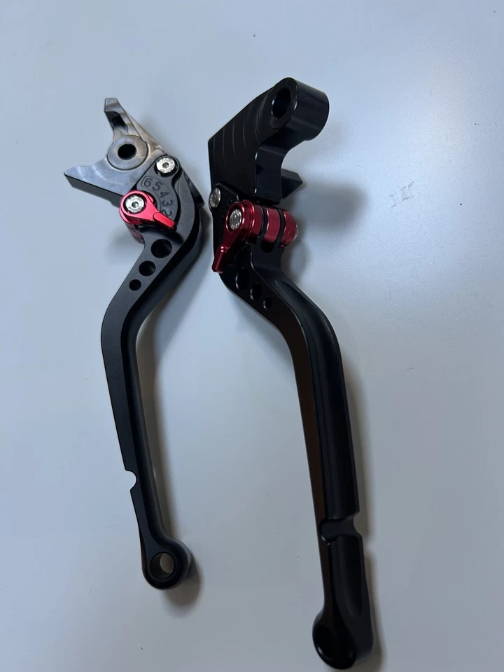 KAWASAKI Z1000 2003-2006 PALANCAS FRENO Y EMBRAGUE LARGO CAMINO PISTA S17Q Foto 3 de 4