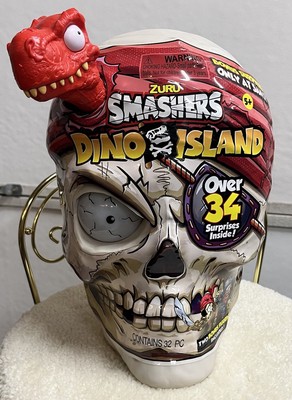 Zuru Smashers Dino Island Giant Skull 32 Piece Adventure Surprise Toy Set