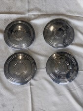 4 Chevy Camaro Corvette Nova Chevelle Metal Rally Wheel Center Rim Cap Hub Cover
