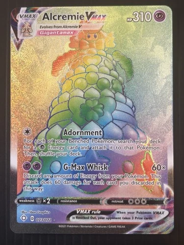 Alcremie VMAX (Secret) 073/072 Shining Fates Holo LP