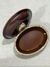 Hull Brown Drip Casserole Dish With Lid H.P.Co. Oven Proof USA Vintage Stoneware