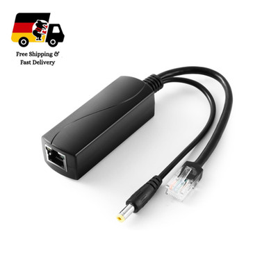 PoE Splitter 48V zu 12V 2A DC 5 5mm Stecker