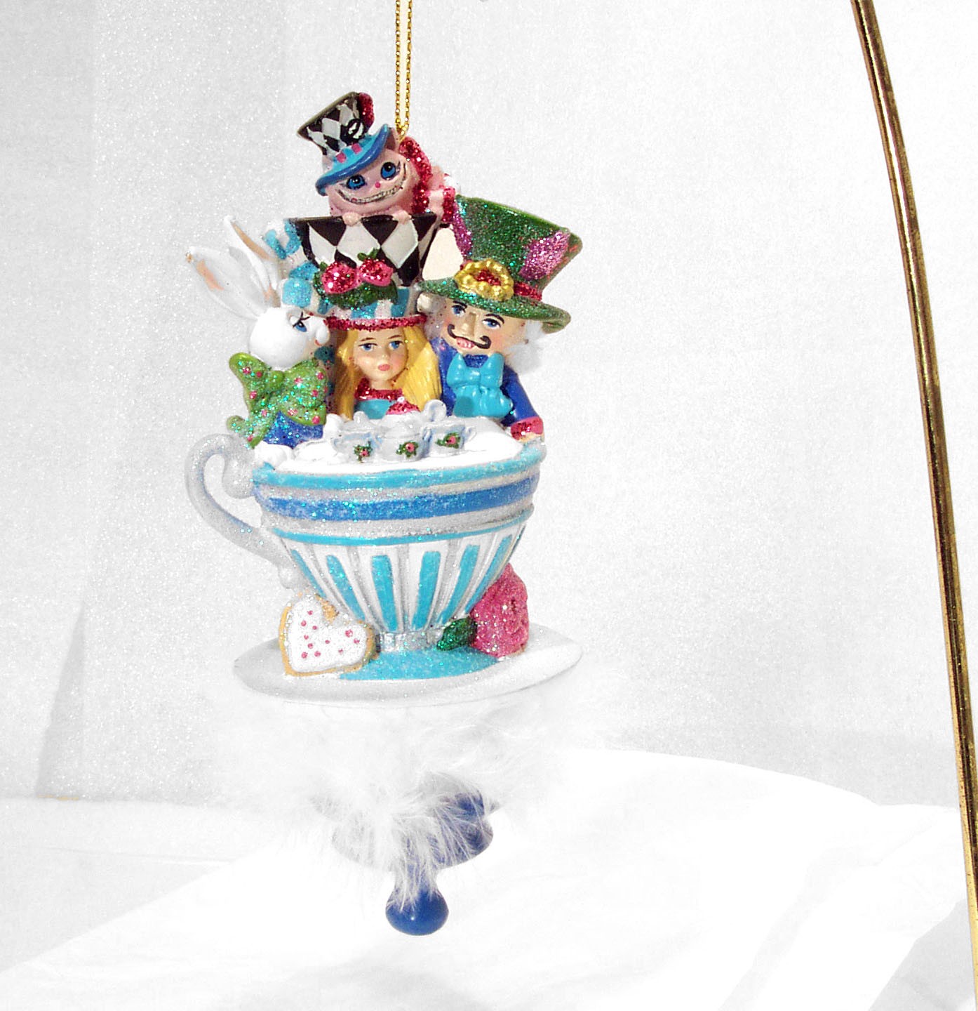 Party Cup Ornament Kurt Adler Cat Rabbit Hollywood Hats