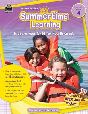 Summertime Learning, Second Edition (Prep. for Gr. 4): Used