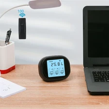 Digital Hygrometer Humidity Thermometer Temperature Monitor Adjustable Light