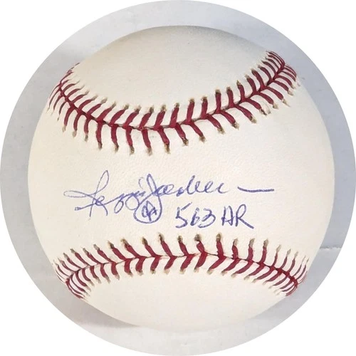Reggie Jackson Autographed OML Selig Baseball (563 HR) PSA/DNA C36894