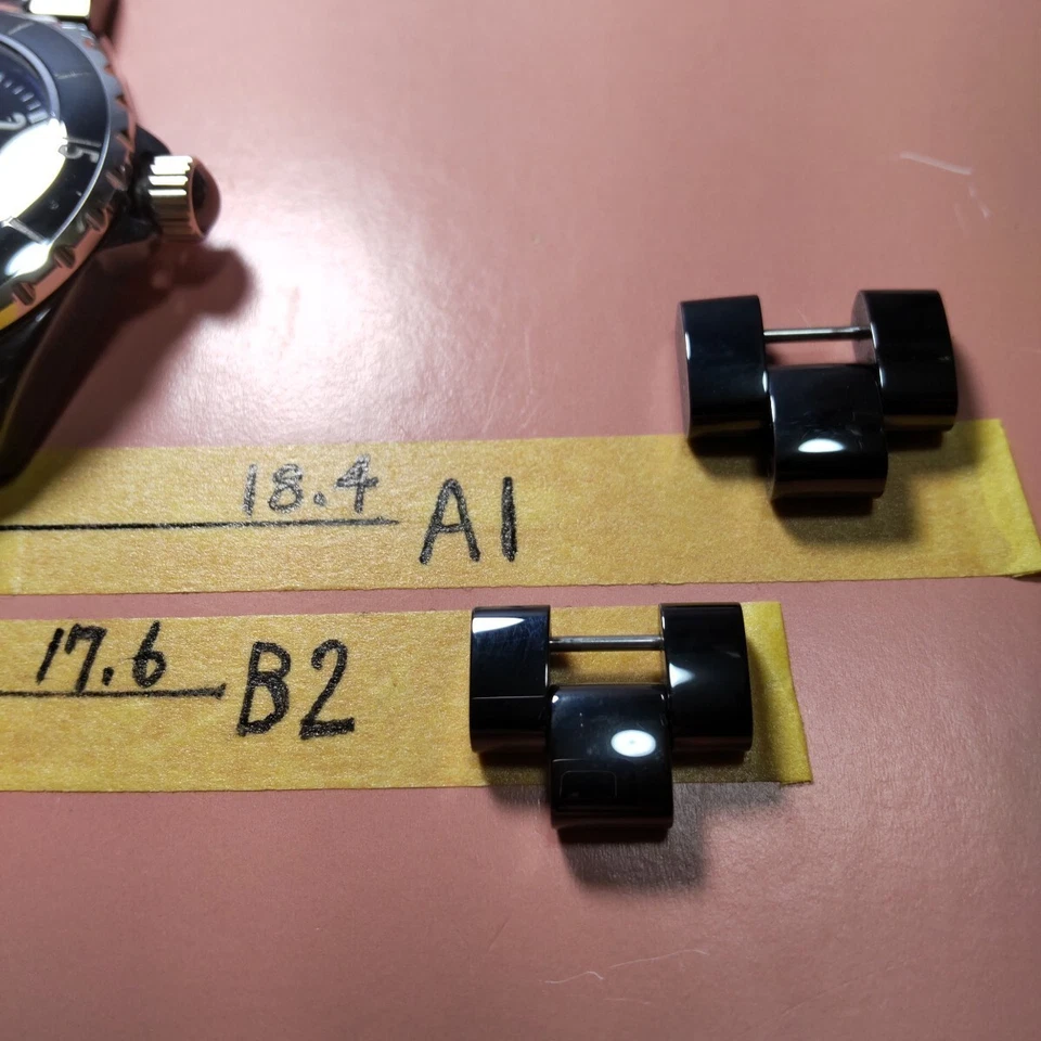 Chanel J12 H0685 Black Ceramic Bracelet Belt Discontinued Part Assembly A1 - Image 3 of 4