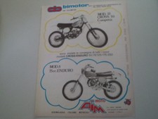 advertising Pubblicità 1978 MOTO BIMOTOR 50 CROSS COMPETIZIONE/AIM 75 ENDURO
