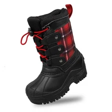 Riemot Children's Winter Boots Boys Girls Snowboots Outdoor Hiking Boots