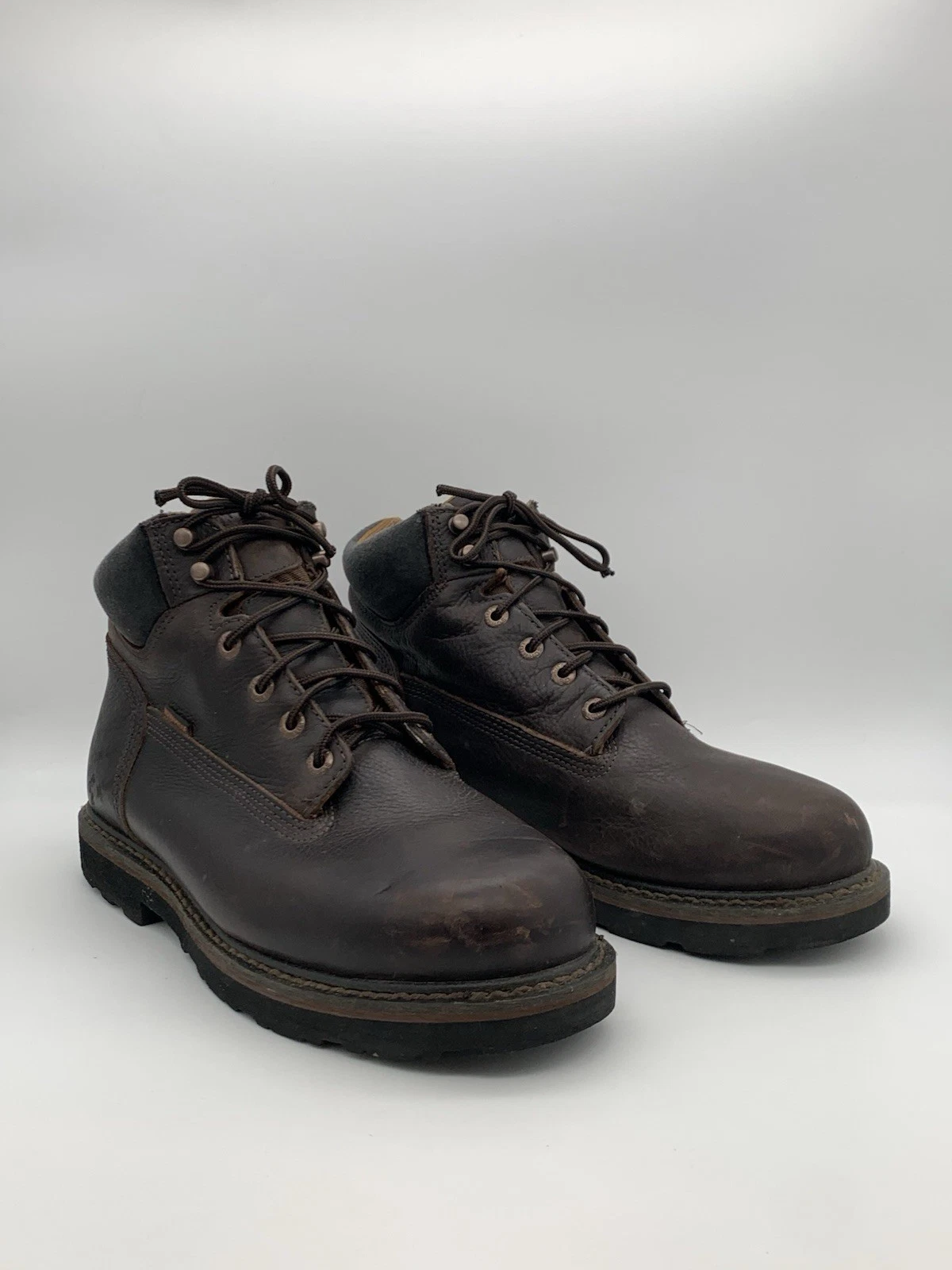 C.E. Schmidt Boots Men's 11 M Workwear 6" Soft Toe Lace CES001TS Brown Leather