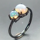 Jewellery Natural Opal Ring 925 Sterling Silver Size 7 /R464969