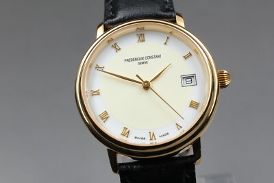 ''Mint'' FREDERIQUE CONSTANT FC300/310x35/36 Automatic Roman Date Men Watch JAPAN