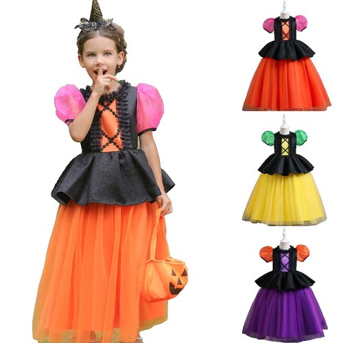 Cyber Fancy Dress Leggings NEON UV Leggings In Pink, Yellow, Orange, Green - Rave, Halloween, Cyber Fancy Dress Pink Tutus - Foto 8