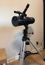 SOLOMARK  130EQ Newtonian Reflector Pro Telescope w/ moon filter, smartphone acc