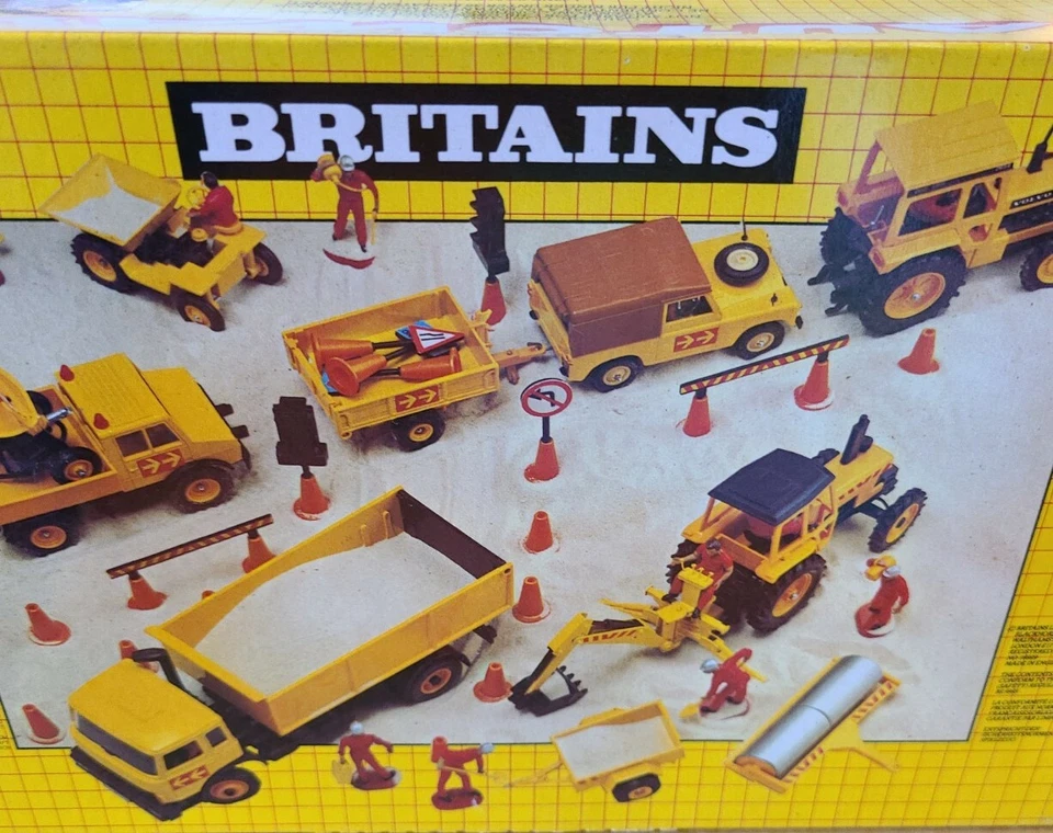 Britains Autoway 9814 JCB Digger with Man Figure 1:32 scale ICONIC VINTAGE TOY🔥 - Image 2 of 4