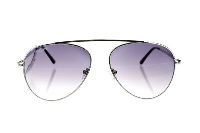 PERVERSE Thomas James LA 254312 Womens Melody Pilot Sunglasses Silver/Gradient