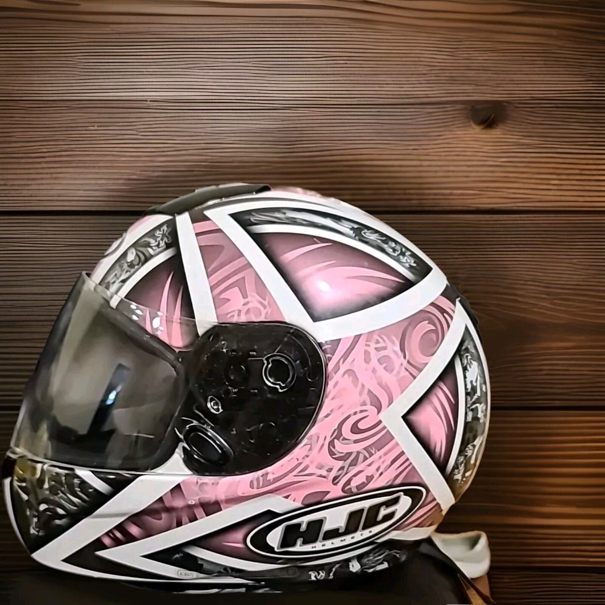 HJC CS-R1 DaggerFull Face Helmet Black Size M DOT Unisex PINK