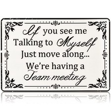 Funny Office Cubicle Decor Funny Office Metal Tin Signs 12 x 8 Inch , If You See